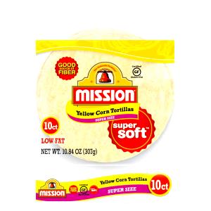 1 Tortilla Tortilla, Yellow Corn, Super Size, 12 Ct