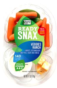 1 tray (106 g) Ready Snax - Fruit & Cheddar with Flatbread
