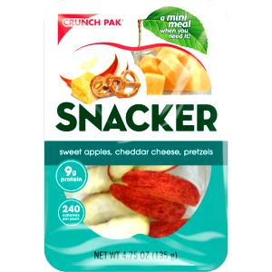 1 tray (135 g) Apple Snackers with Cheese