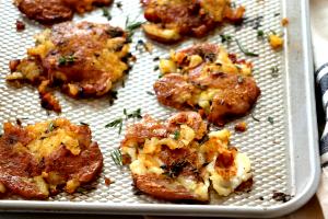 1 tray (142 g) Smashed Red Potatoes