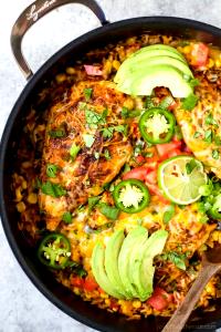 1 tray (193 g) Southwestern Chicken with Rice & Beans