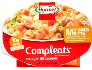 1 tray (213 g) Compleats Hearty Chicken Pot Pie