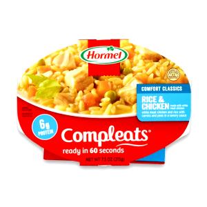 1 tray (213 g) Compleats Rice & Chicken
