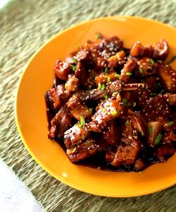 1 tray (227 g) Szechwan Style Pork