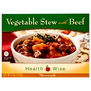 1 tray (227 g) Vegetable Stew with Beef