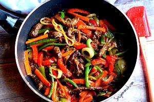 1 tray (230 g) Oriental Beef Stir Fry