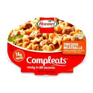 1 tray (255 g) Compleats Swedish Meatballs