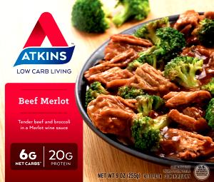 1 tray (255 g) Frozen Beef Merlot