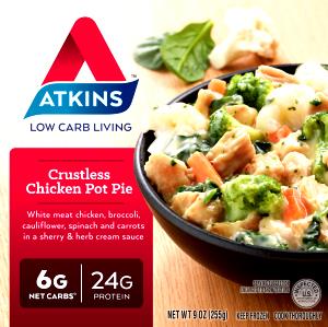 1 tray (255 g) Frozen Crustless Chicken Pot Pie