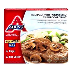 1 tray (255 g) Frozen Meatloaf with Portobello Mushroom Gravy