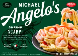 1 tray (255 g) Frozen Shrimp Scampi