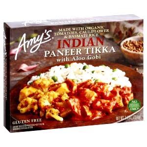 1 tray (255 g) Indian Paneer Tikka with Aloo Gobi