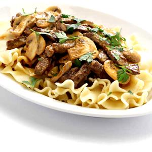1 tray (283 g) Beef Stroganoff