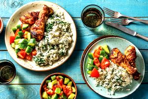 1 tray (283 g) Chicken Tandoori with Spinach