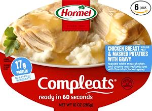 1 tray (283 g) Chicken with Mashed Potatoes & Gravy