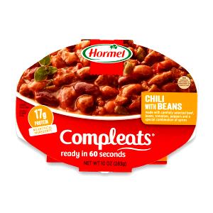 1 tray (283 g) Compleats Chili with Beans