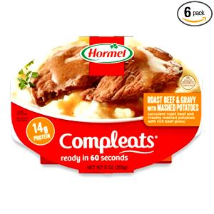 1 tray (283 g) Compleats Homestyle Beef with Mashed Potatoes & Gravy