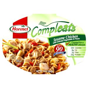 1 tray (283 g) Compleats Sesame Chicken