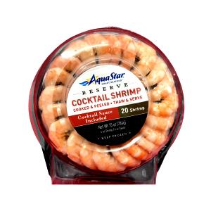 1 tray (284 g) Shrimp & Grains with Asparagus