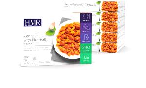 1 tray (284 g) Whole Wheat Penne Pasta with Meatballs