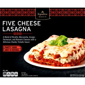 1 tray (303 g) Select Five Cheese Lasagna