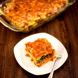 1 tray (319 g) Turkey Lasagna
