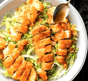 1 tray (322 g) Southern-Style Almond Chicken