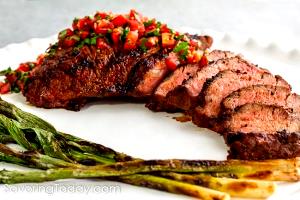 1 tray (369 g) Seared Summer Steak
