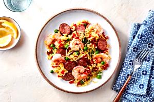 1 tray (371 g) Shrimp Andouille Paella