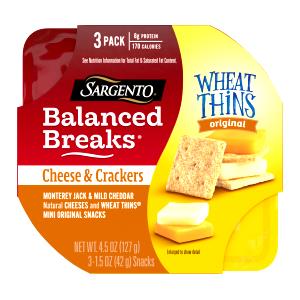 1 tray (43 g) Balanced Breaks Wheat Thins