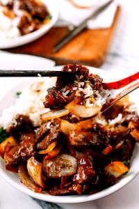 1 tray Oriental Beef with Onion