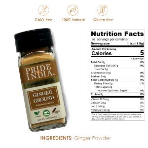 1 Tsp. (1.8 G) Ginger, ground