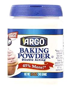 1 tsp (4 g) Double Acting Baking Powder