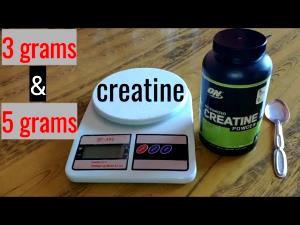 1 tsp (5 g) Creatine Monohydrate