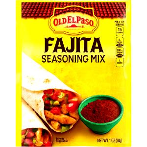 1 tsp dry mix (4 g) Fajita Seasoning