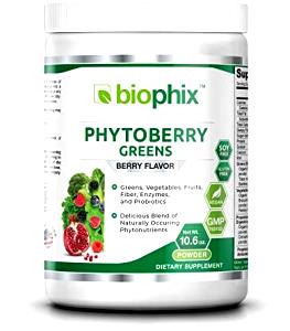 1 Tsp (Heaping) Greens, Natural Berry Flavor