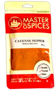 1 Tsp Red or Cayenne Pepper