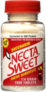 1 Tsp Sugar Substitute (Saccharin Based, Dry Powder and Tablets)