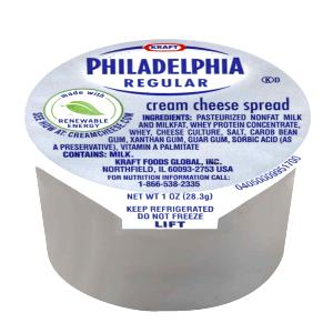 1 tub (1 oz) Cream Cheese