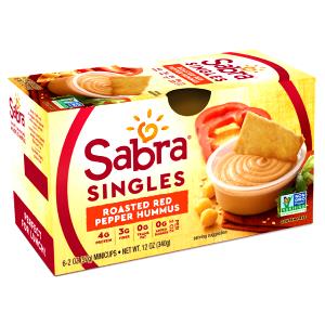 1 tub (57 g) Roasted Red Pepper Hummus Singles