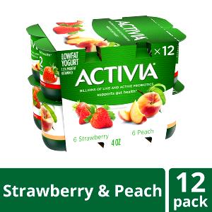 1 Tube (2-1/4 Oz) Lowfat Fruit Variety Yogurt