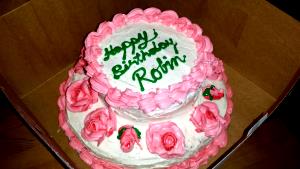 1 Tube (9" Dia, 3-3/4" High) Chocolate Chiffon Cake with Icing