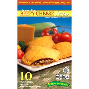 1 turnover (5 oz) Jamaican Style Beefy Cheese Patties