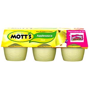 1 unit (113 g) Pear Applesauce
