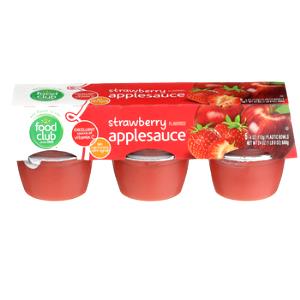 1 unit (113 g) Strawberry Applesauce