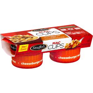 1 unit (170 g) Mac Cups Cheeseburger Mac