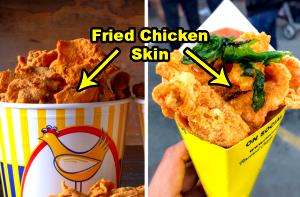 1 Unit Chicken Skin, Fried