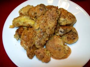 1 Unit Lamb Brain, Pan-Fried