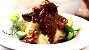 1 Unit Lamb Liver, Pan-Fried