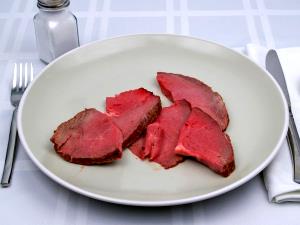 1 Unit (yield From 1 Lb Ready-to-cook Duck) Duck Breast Meat and Skin (Young Duckling, Boneless, Cooked, Roasted)